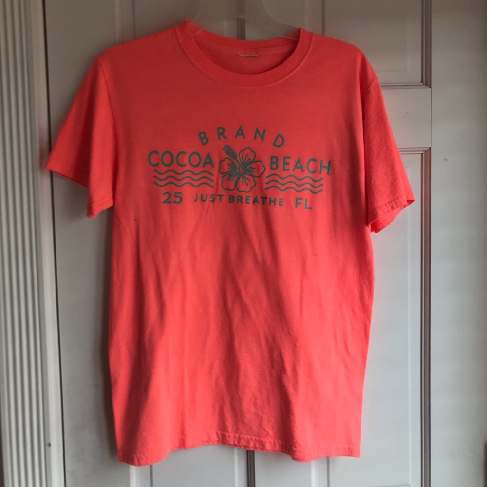 Neon pink cocoa beach top